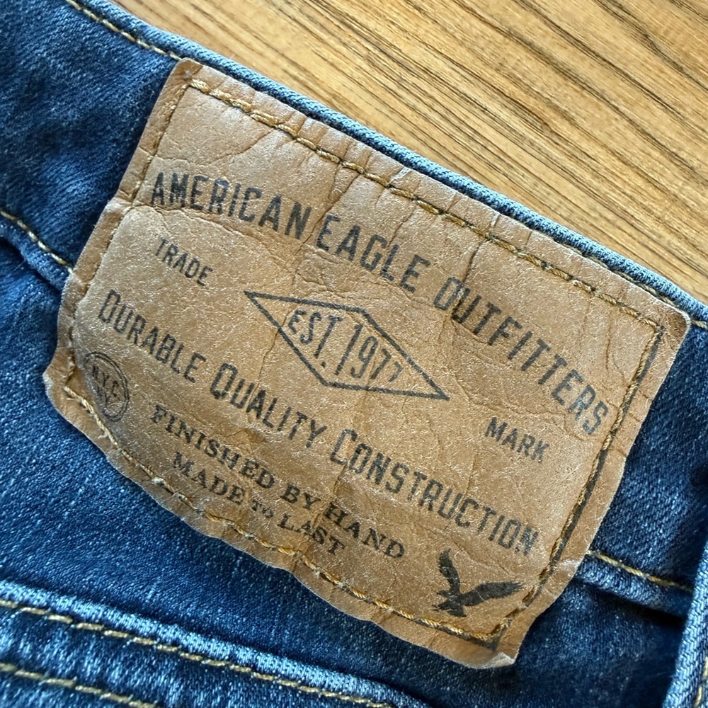 American Eagle Outfitters Dark Blue Straight Jeans Men’s 30X34 - Picture 5 of 7